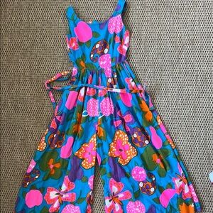 Colorful Floral Vintage One Piece Romper